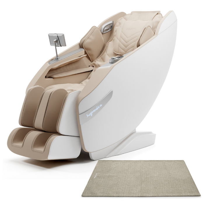 제스파 듀얼 코어 엔진 소노디아 듀얼 안마의자  전용 러그 세트, ZPC2225안마의자, ZP540러그, 밀크브라운안마의자, 브라운러그