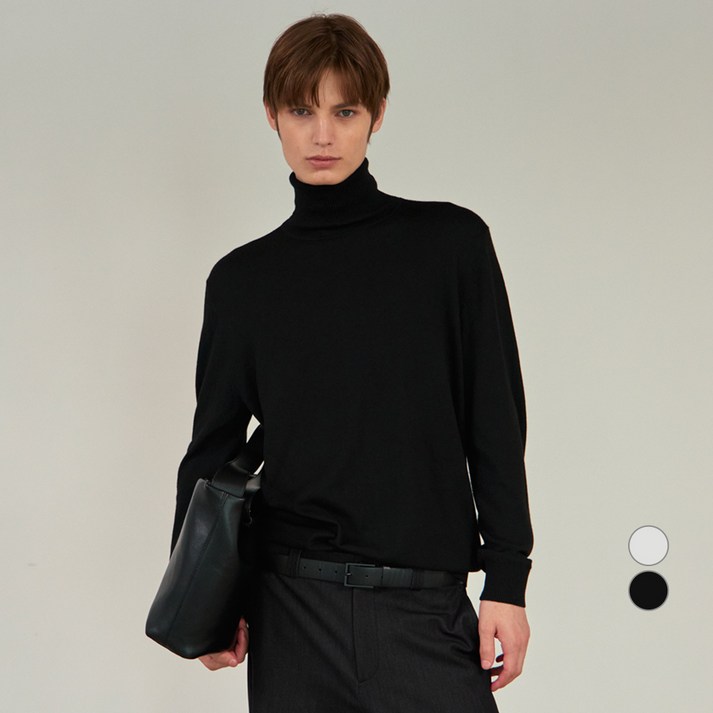 마인드브릿지 남성용 캐시미어 터틀넥 니트 MZKT7123