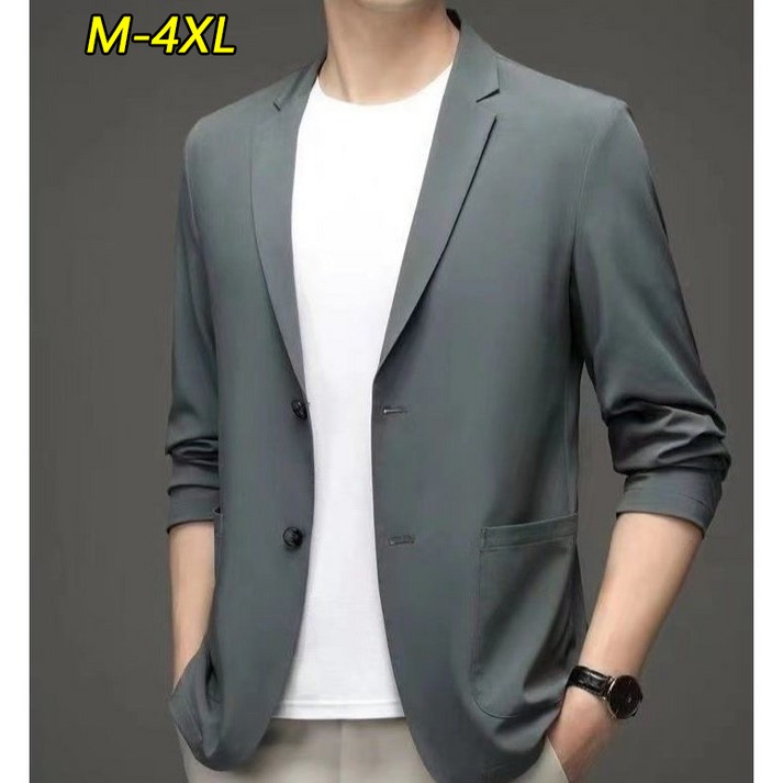 WEIHAN 남성 냉감 자외선차단 정장 비즈니스 캐주얼 얇은 자켓 데일리룩 코트