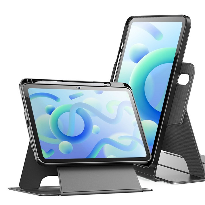 비스비 아이패드프로11 4세대 3세대 2세대 플렉스뷰 마그네틱 거치대케이스/분리형 가로세로스탠딩