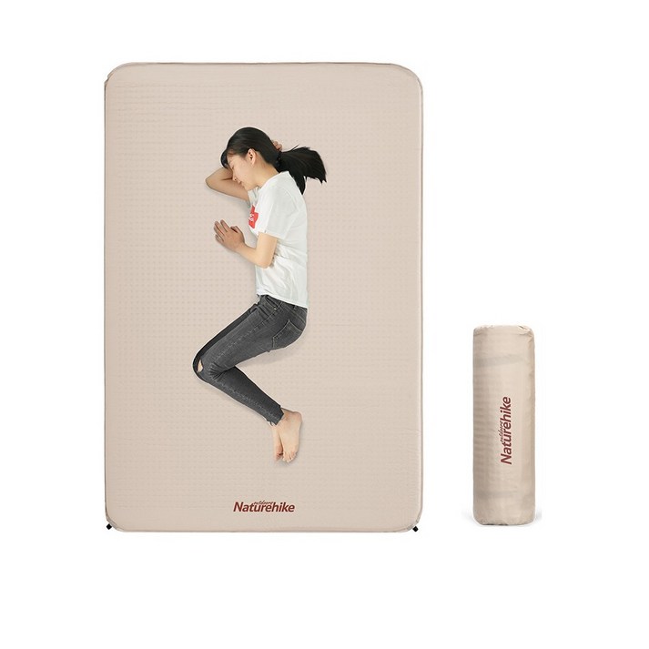 2023년형 네이처하이크 자충매트 더블 6cm 경량 매트리스 자동충전 에어매트