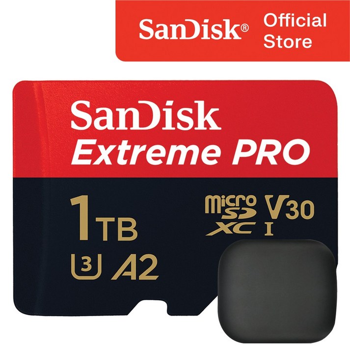 샌디스크 익스트림 프로 마이크로 SD 카드 / 메모리 보관 케이스, 1TB 6581561829