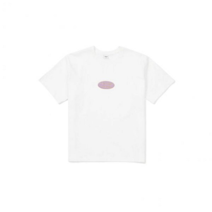 Mmlg COLOR BUTTON HF-T 반팔 티셔츠 (EVERY 화이트) 101333