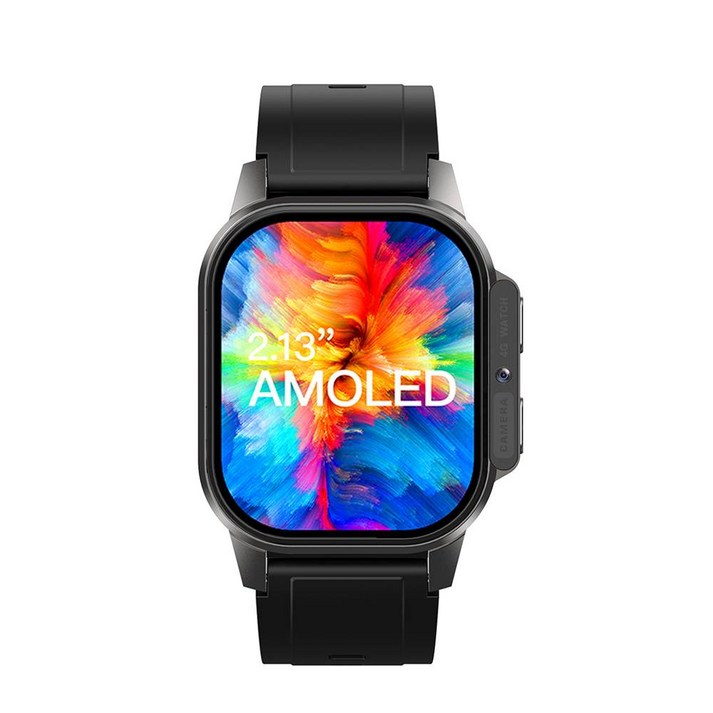 Rainbuvvy DM62 AMOLED 4G 스마트 워치 2.13 HD 스크린 2GB RAM 16G ROM 지원 SIM 와이파이 카메라 GPS Android 8.1 스포츠 워치