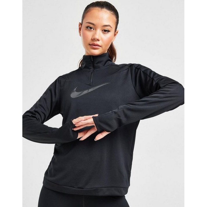 나이키 여성 썸홀 기능성 집업티셔츠 러쉬