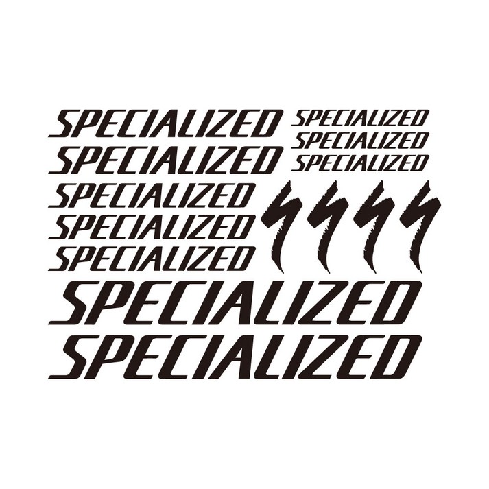 자전거 프레임 스티커 SPECIALIZED 로고 방수스티커