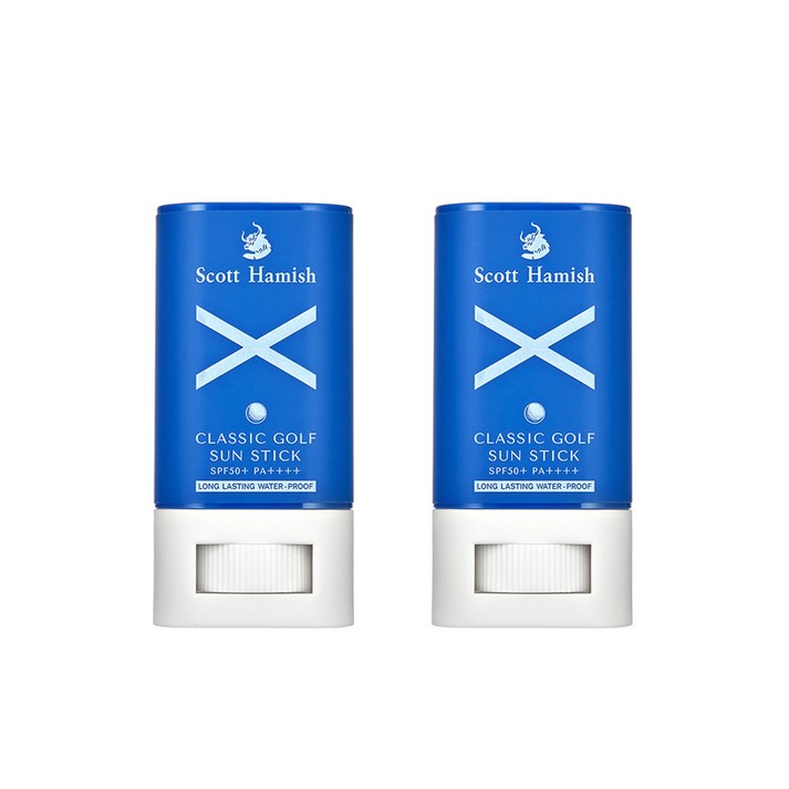 스콧해미쉬 클래식 골프 선스틱 SPF50 PA, 18.5g, 2개 스콧해미쉬 클래식 골프 선스틱 SPF50 PA, 18.5g, 2개