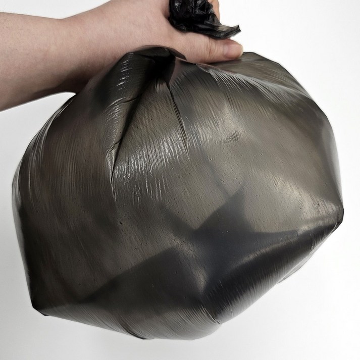 르디아망 휴지통 리필용 쓰레기봉투 분리수거 일회용 비닐 봉투 검정, 200매, 5L