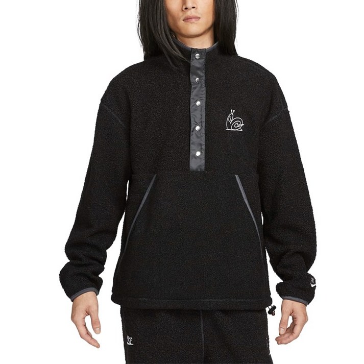 나이키 남성 라인드 윈터라이즈드 풀오버 블랙