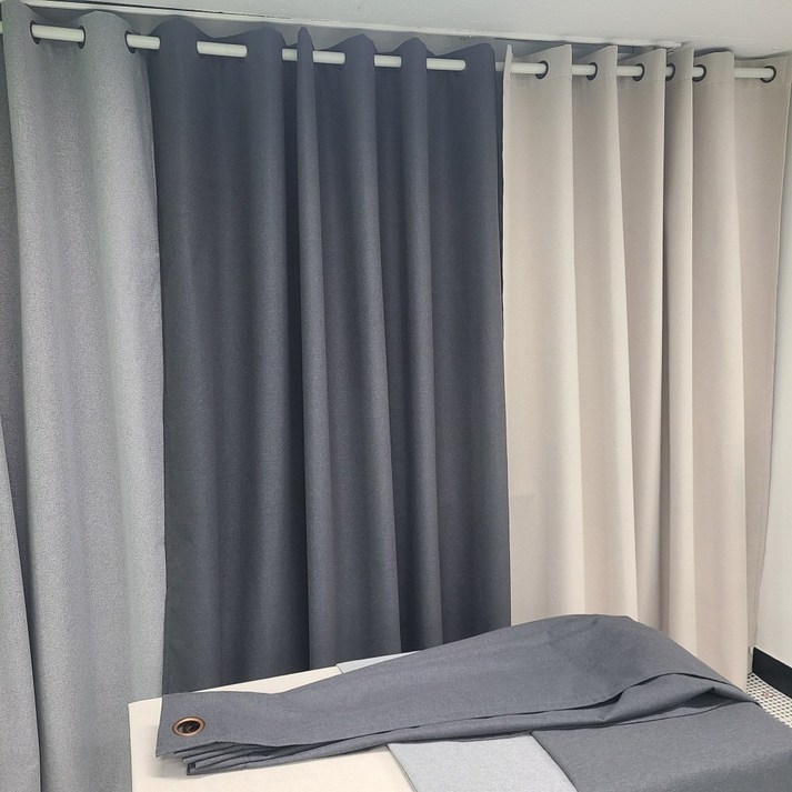 99.99차단 암막커튼  초강력 커튼압축봉 세트