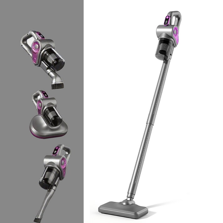 [최신형]YONO 4in1 다기능 무선 청소기 핸디형 진공청소기 가정용 차량용 소형 청소기, 그레이