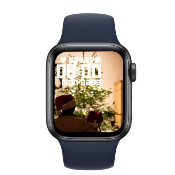 남성 여성 블루투스 전화 스마트 워치 방수 스포츠 심박수 수면 Smartwatch 연결 apple watch 안드로이드, 파란색