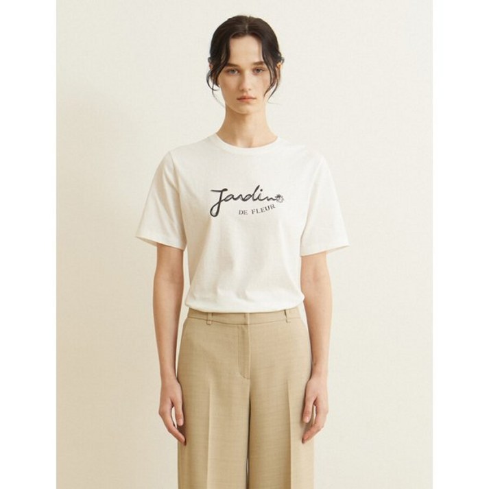 NICE CLAUP 프린트 반팔 티셔츠 N252PWT312 209995