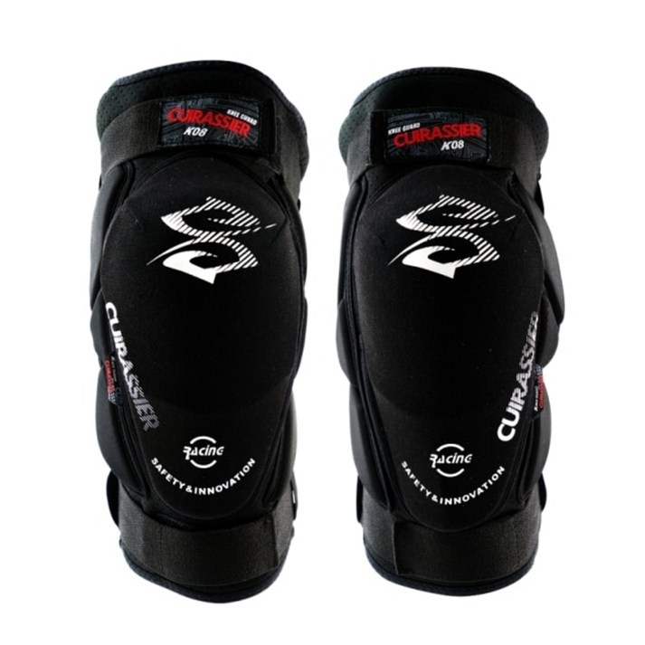 Cuirassier K08 오토바이 무릎 패드 모토크로스 MX 보호대 가드 보호 스케이트 롤러 레이싱 라이딩 브레이스