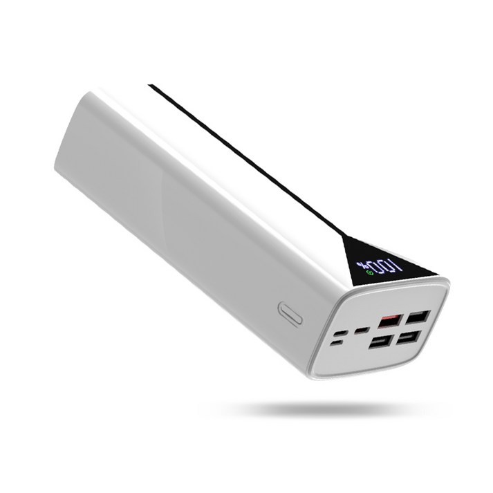 인플리바타 PD 22.5W  QC3.0 멀티단자 LCD 잔량표시 대용량 고속충전 보조배터리50000mAh + 60W C타입 케이블