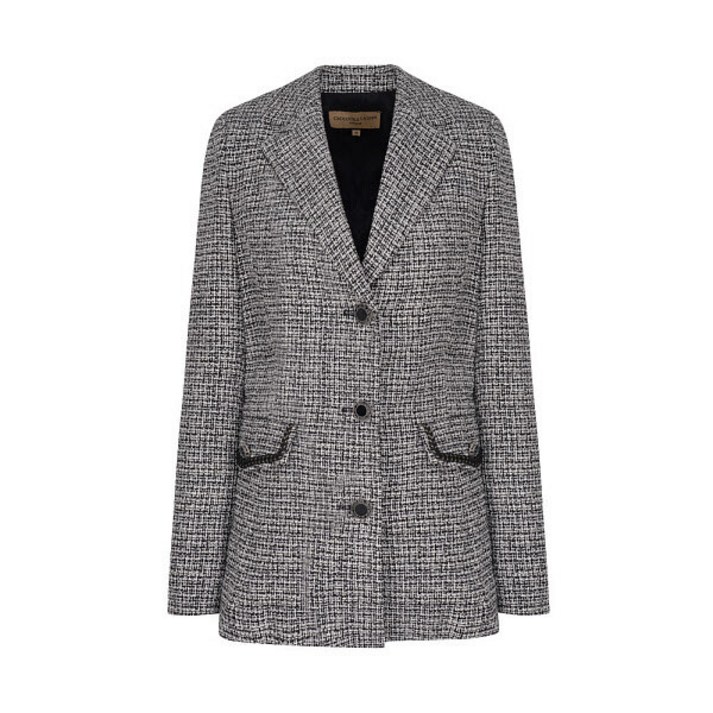 크로커다일레이디 크로커다일레이디  크로러다일레이디 모노톤 트위드 자켓CLCWJK302 P003726197