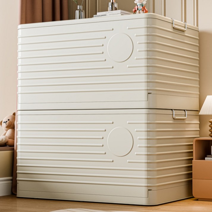 솔로스 크림풍 9사이즈 접이식 정리함 수납함 폴딩 리빙 박스, 1개