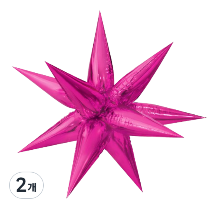 익스플로전 뾰족별 호일풍선 100cm