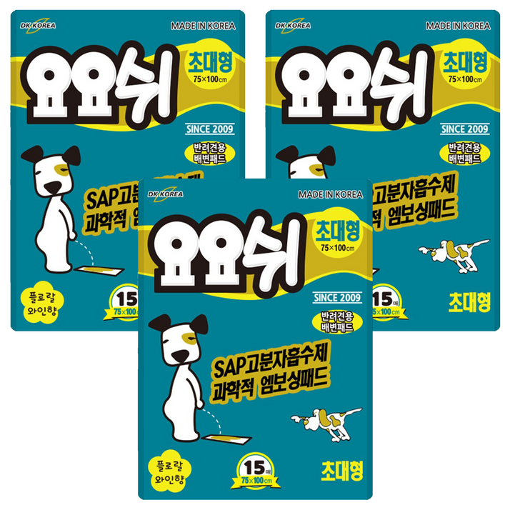 요요쉬 반려견용 배변패드 플로랄와인향 요요쉬 반려견용 배변패드 플로랄와인향