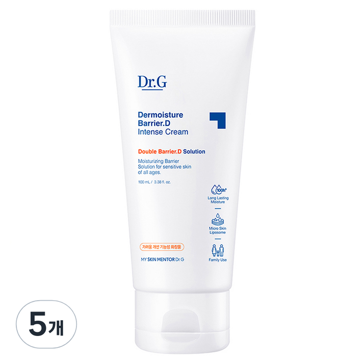 닥터지 더모이스처 배리어 D 인텐스 크림, 100ml, 5개