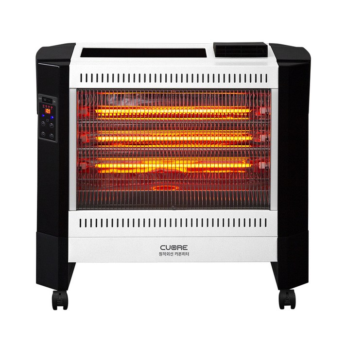 cuore 원적외선 2in1 카본히터, 화이트  블랙, CH33F