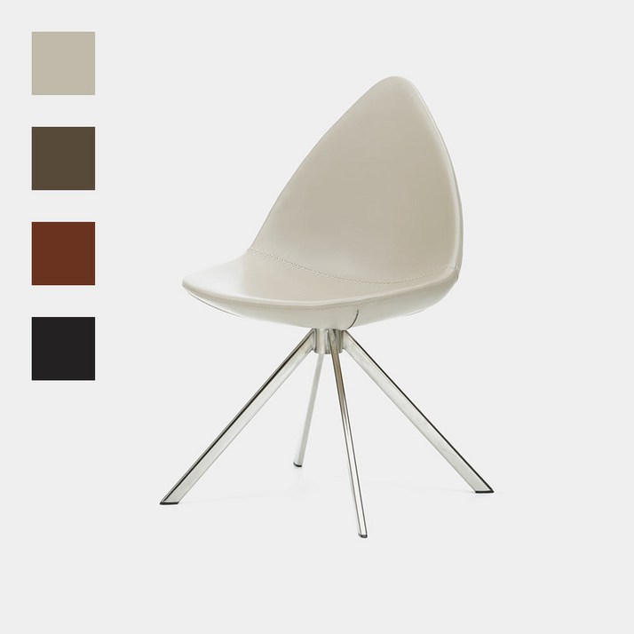 하프 실버 보컨셉타입 오타와 회전의자 미드센추리 모던