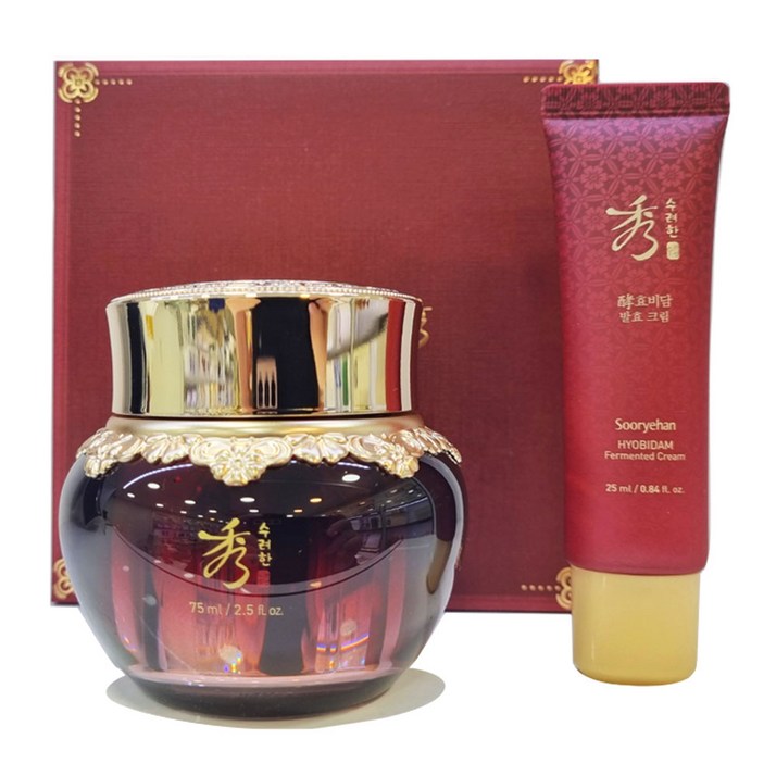 수려한 효비담 발효 크림 75ml 기획  수려한 크림100ml