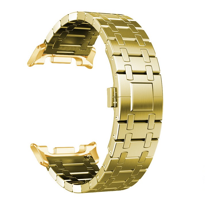 삼성 갤럭시워치8워치8 클래식 호환 스테인리스 메탈 스트랩 404446mm, 골드