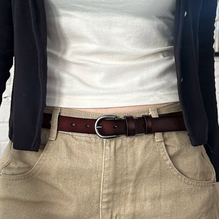 소가죽 여자 벨트 허리띠 청바지벨트 슬림 패션 L85