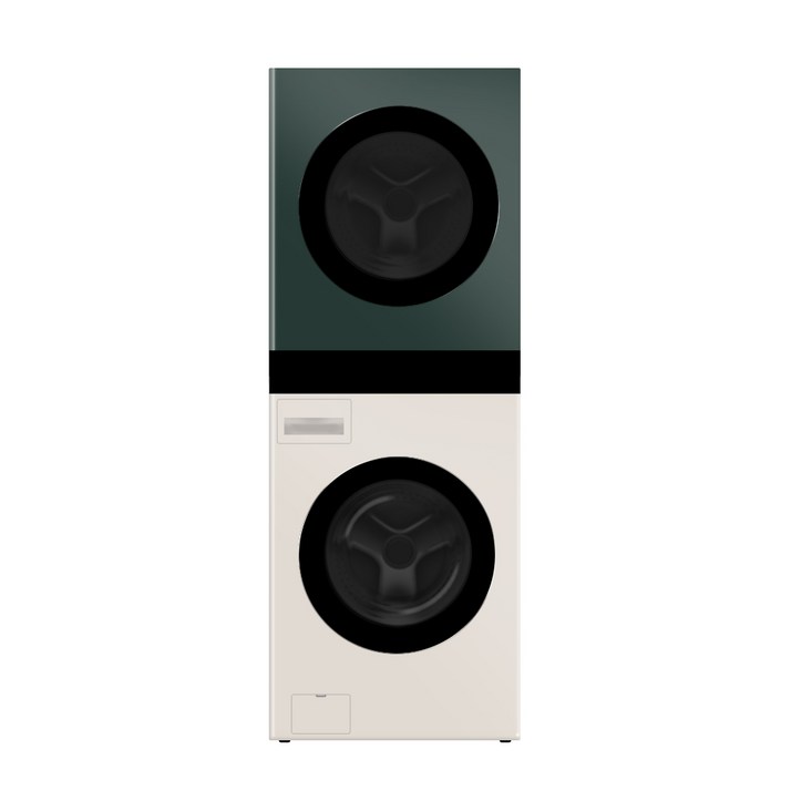 [10% 환급가전] LG전자 트롬 오브제컬렉션 워시타워 WL21EGN 세탁기 25kg + 건조기 21kg 방문설치