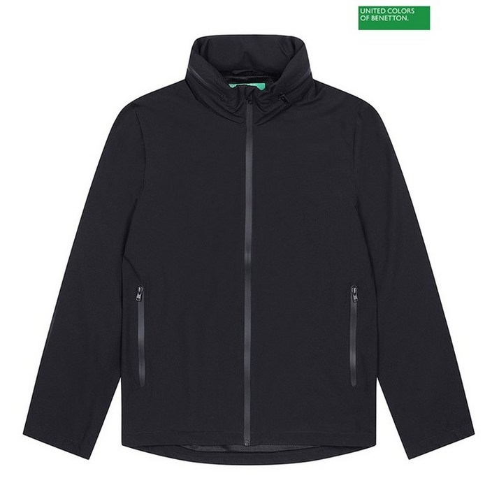 베네통 Hidden hood zip-up jumper 3S_20V3UN00U 2368040