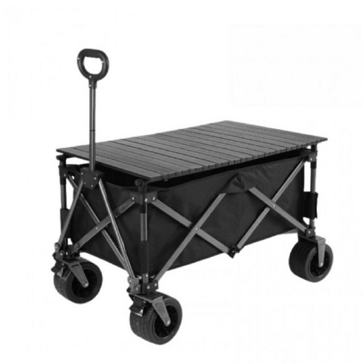 업그레이드 프리미엄 바퀴 어디서 편하게 쓰는 아웃도어 튼튼한 캠핑 폴딩 카트 웨건, 1개, 상판 높이추가 115500