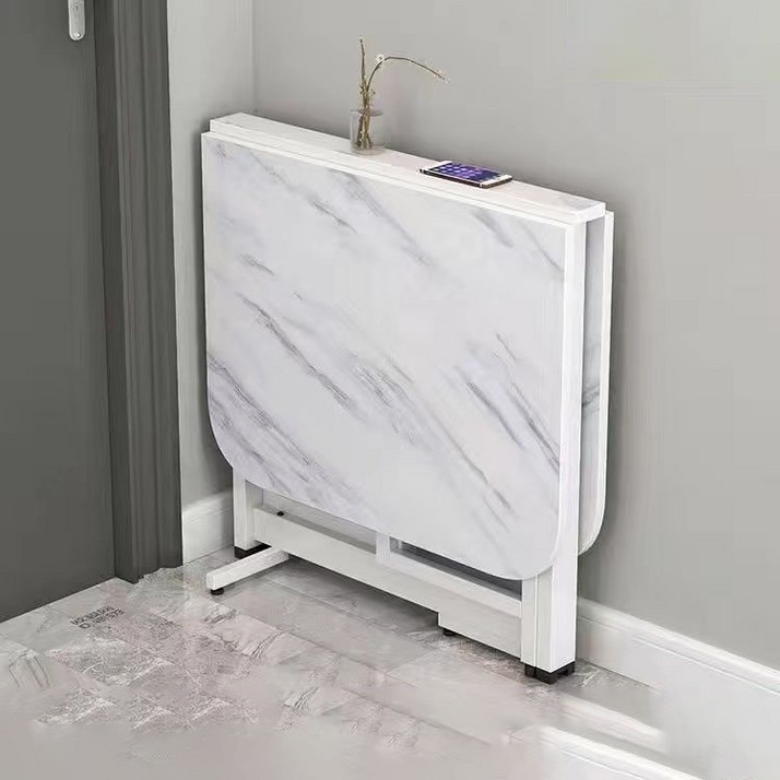 거실 접이식 확장형 기능성 고급 원룸 테이블, 화이트(A)