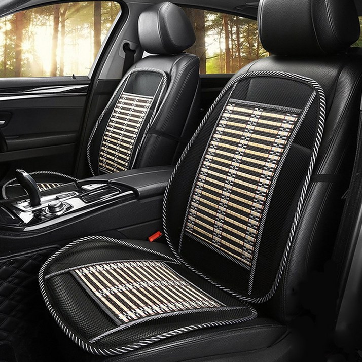 세진 대나무 통풍 시트 앞자리 1p 자동차 시트커버 앞좌석 여름시트  카시트 카시트커버 리무진시트 통풍시트 자동차시트카바 자동차의자커버 차시트커버 차량시트 트럭시트 쿨시트
