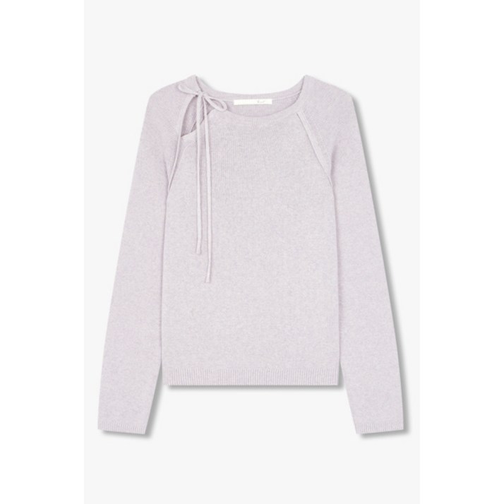 g-cut 지컷 (7215150202) 래글런 리본 디테일 니트 풀오버