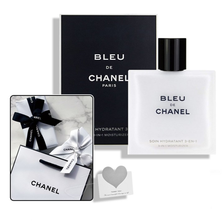 샤넬 블루 드 샤넬 애프터 쉐이브 3 in 1 모이스춰라이저 로션타입 90ml 백화점 선물포장쇼핑백선물카드
