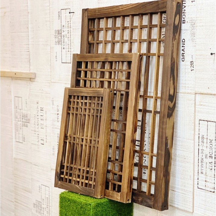 전통 문살 격자 창호 문 옛날창문 원목 문짝 촬영소품