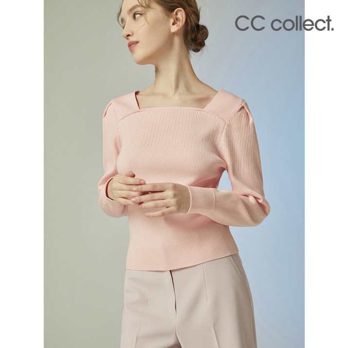 씨씨콜렉트CC콜렉트 스퀘어넥 니트 풀오버 PKC231KSK0051531460 씨씨콜렉트CC콜렉트 스퀘어넥 니트 풀오버 PKC231KSK0051531460