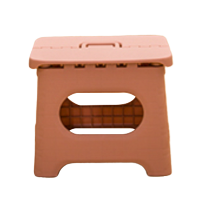 코드86 접이식 사각 간이 보조 의자 스툴 발판 디딤대 4color, 핑크