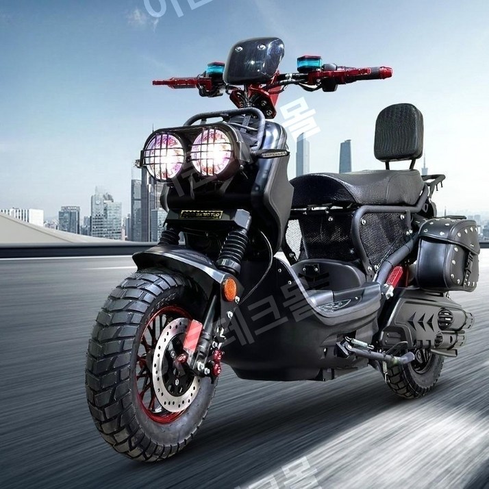 이든테크 전기 전동스쿠터 배달용 출퇴근용 줌머 72V 1500W, 72v, 오프로드72v70A리튬배터리12인치모터