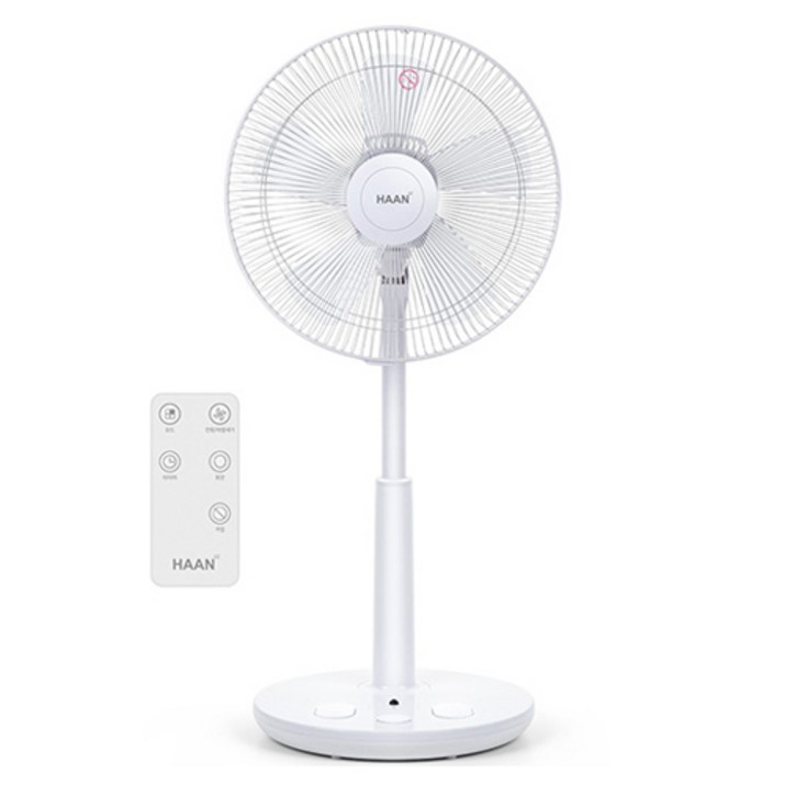 한경희이지라이프 초미세풍 발터치 리모컨 선풍기 HAANHDC230