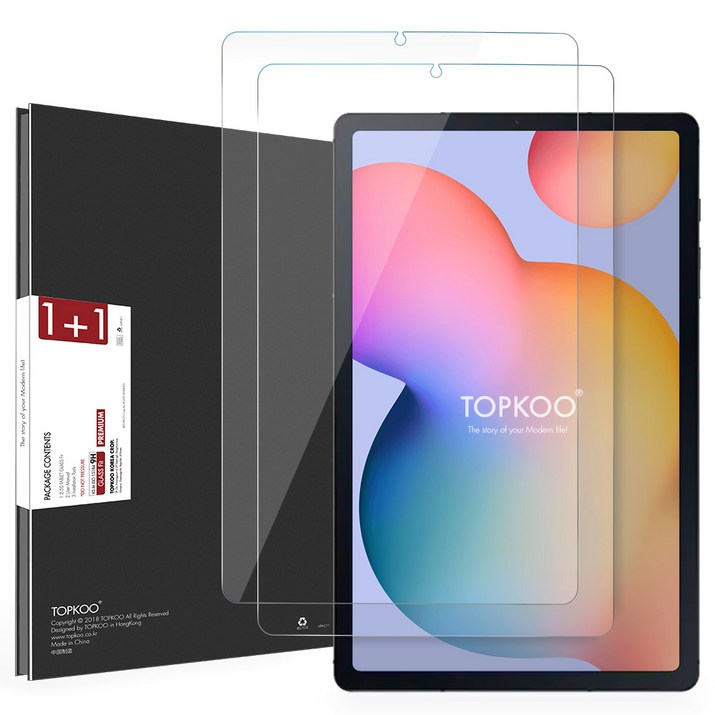 탑쿠 2.5D GLASS Fit 태블릿PC 강화유리 액정보호필름 2p 세트 5320201143