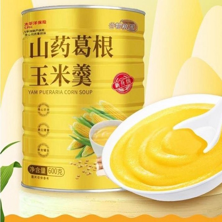 리우씨앤씨 중국식품 옥수수 수프 곡물 페이스트 파우더 600gx2대체 식사 포장은변경될수있음 230221, 600g, 2개