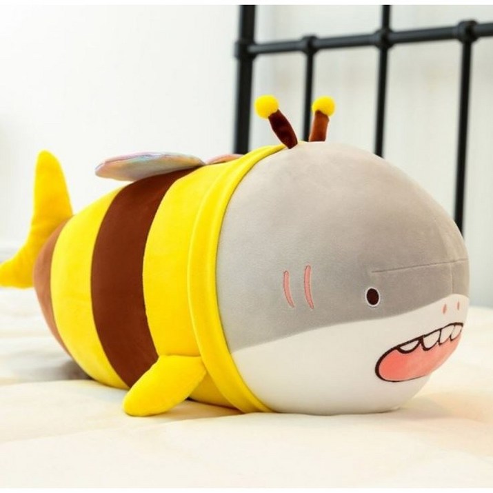 귀여운 꿀벌 상어 인형