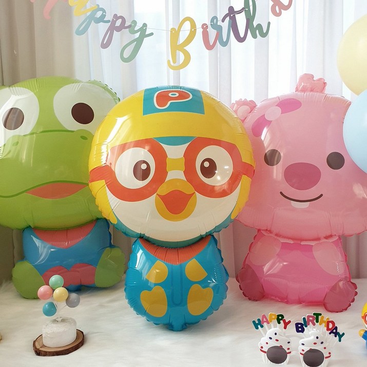 재미제이 뽀로로 친구들 대형풍선 3종세트 뽀로로 크롱 루피 두돌생일상 두돌파티 세돌 재미제이 뽀로로 친구들 대형풍선 3종세트 뽀로로 크롱 루피 두돌생일상 두돌파티 세돌