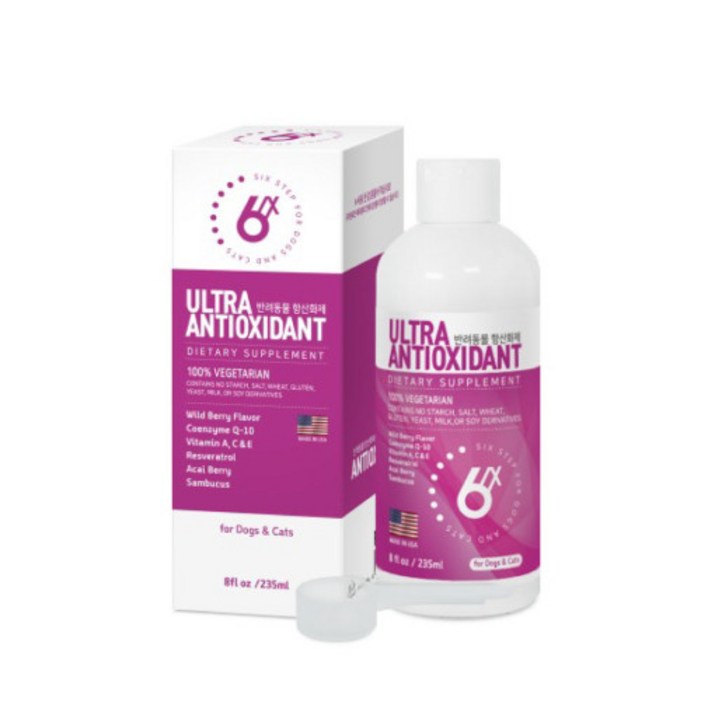 식스스텝 울트라 안티옥시던트 반려동물 항산화제 235ml