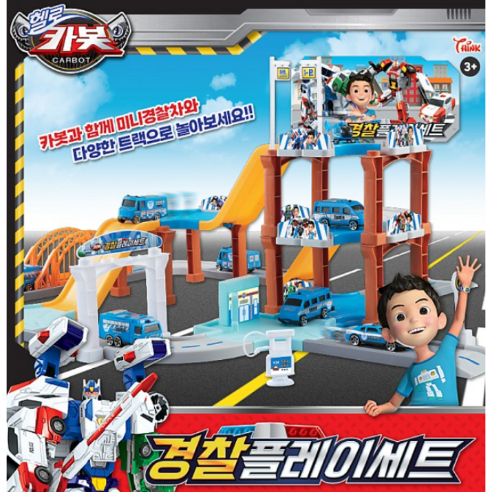 씽크 헬로카봇 경찰 플레이세트, 혼합색상, 1개