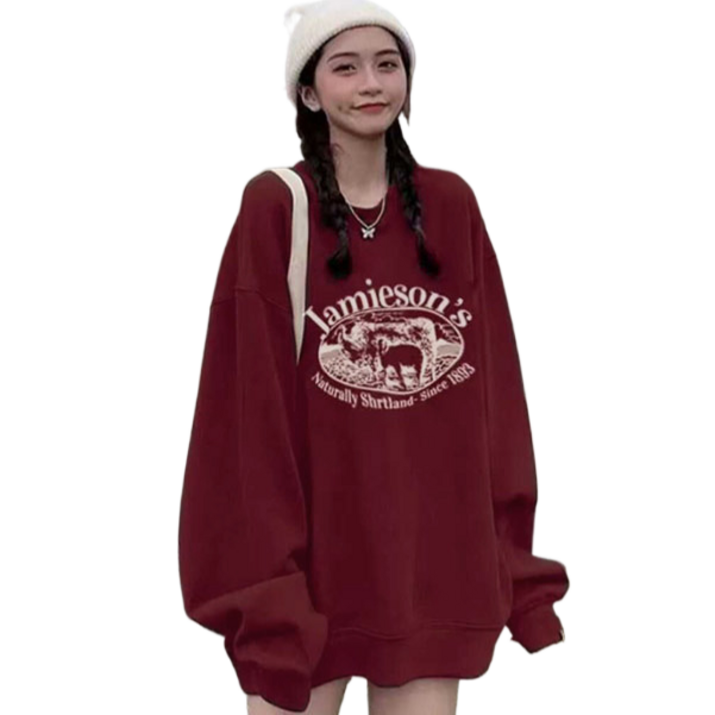 남녀공용 봄가을 루즈핏 데일리 맨투맨 Couple Hoodies