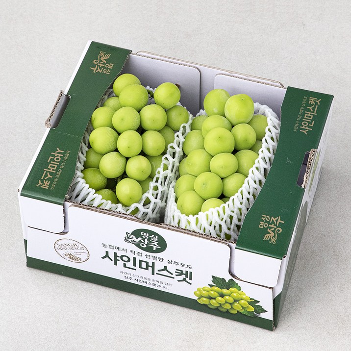 명실상주 당도선별 샤인머스켓, 1.5kg23송이, 1개
