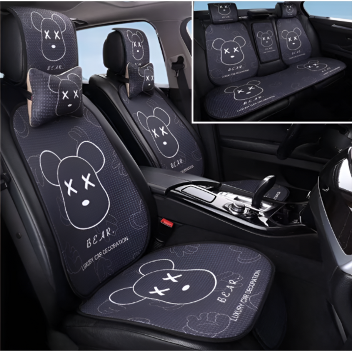 H스튜디오 5인승 자동차 차량용 올인원 여름 쿨링 사계절 벌집 시트커버 14P 세트